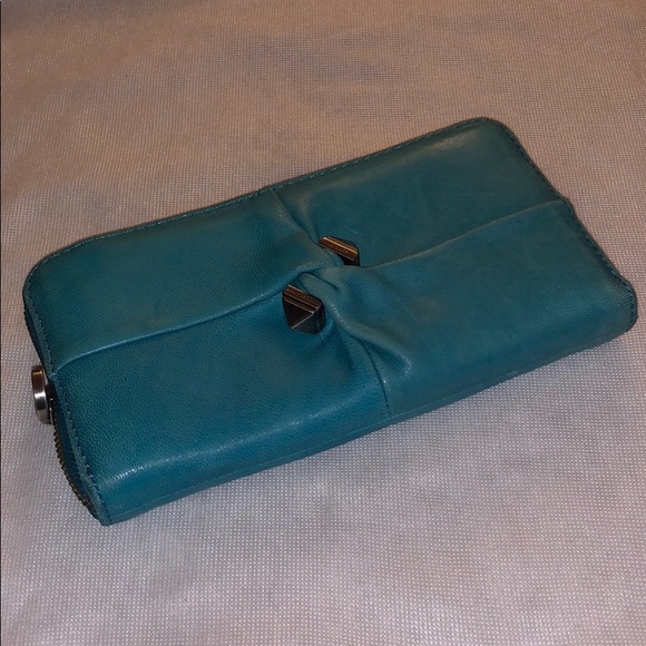 March by Marc Jacob’s Turquoise Long Wallet - Picture 1 of 8